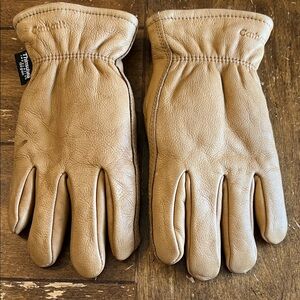 Medium Carhartt men’s insulated leather gloves